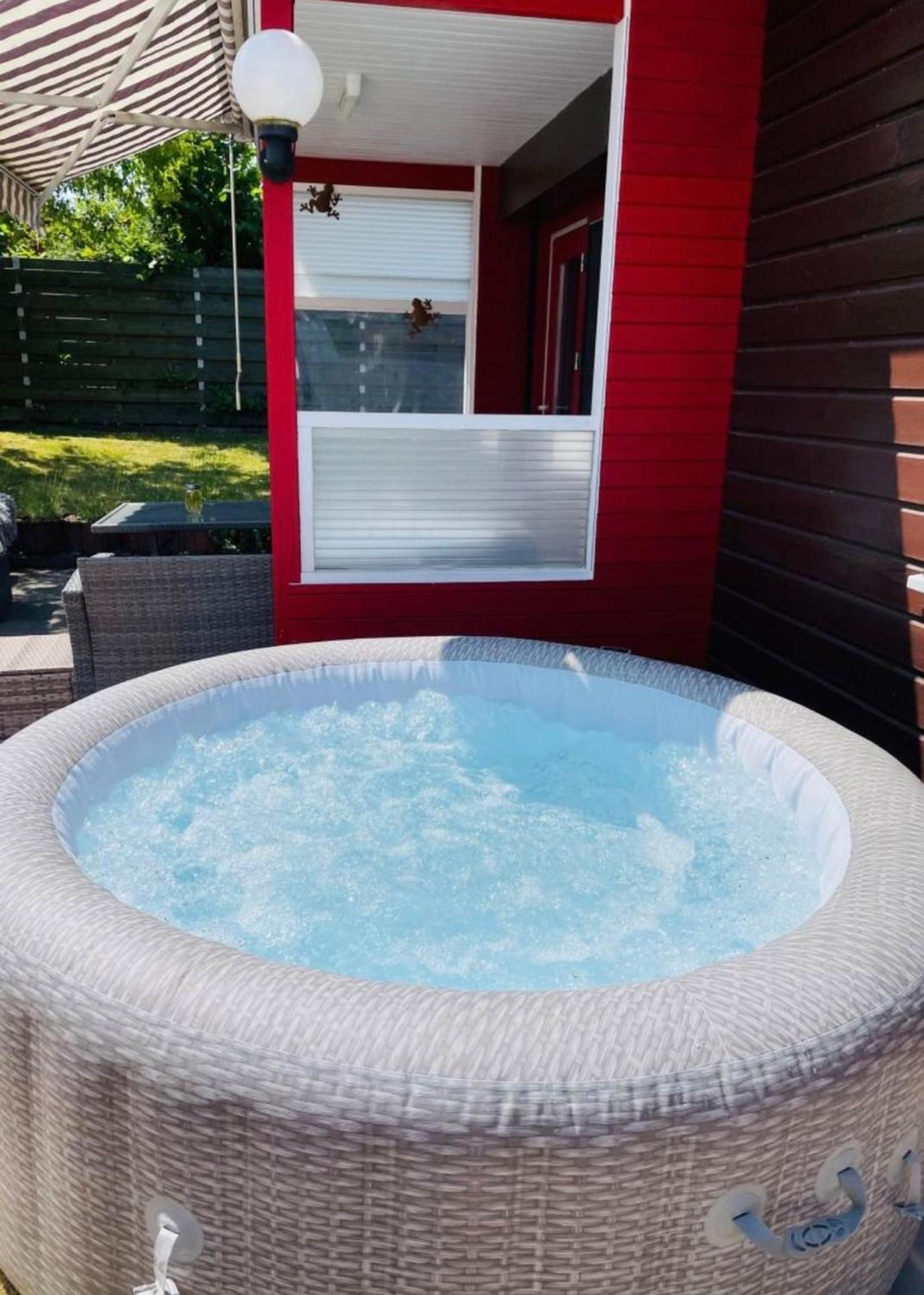 Ferienhaus "Zauberwald" Mit Pelletofen & Sauna เมสเชอเดอ ภายนอก รูปภาพ